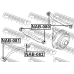 Втулка заден мост NISSAN 5511163J10,NAB081
